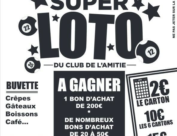 Affiche Loto Clubamitié 2024